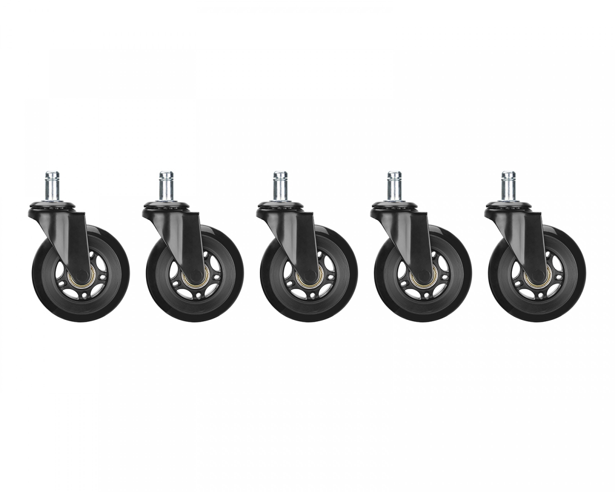 MaxMount Hjul till Stol 3″ Universal - Svart