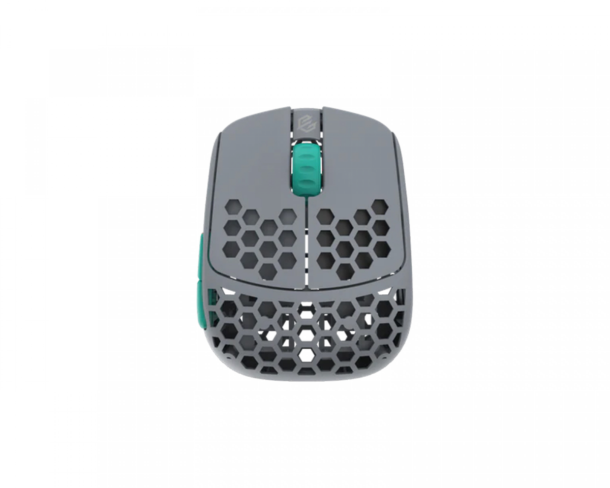 G-Wolves HSK Pro 4K Wireless Mouse - Fingertip Trådlös Gamingmus - Grå/Grön