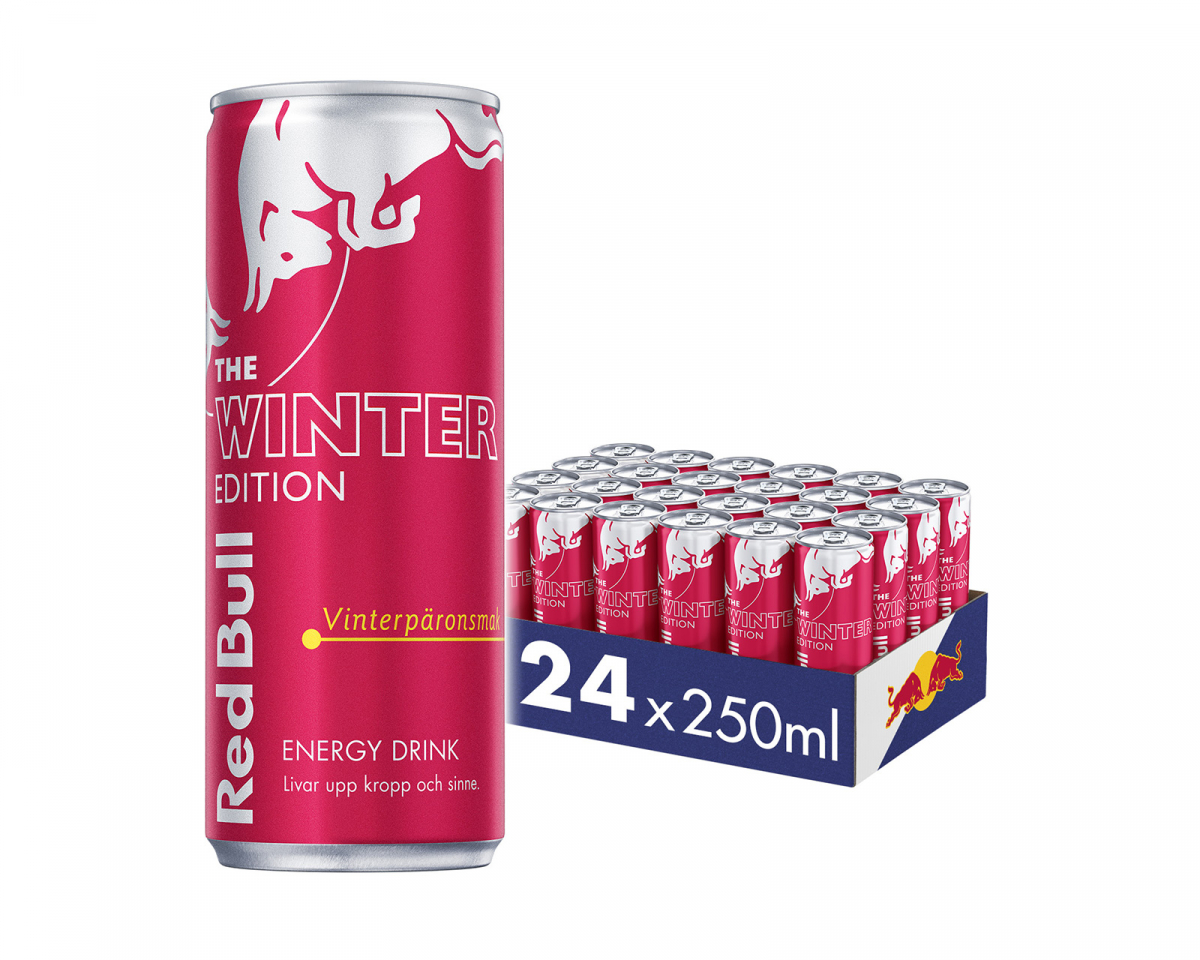 Red Bull 24x Energidryck, 250 ml, The Winter Edition (Vinterpäronsmak)