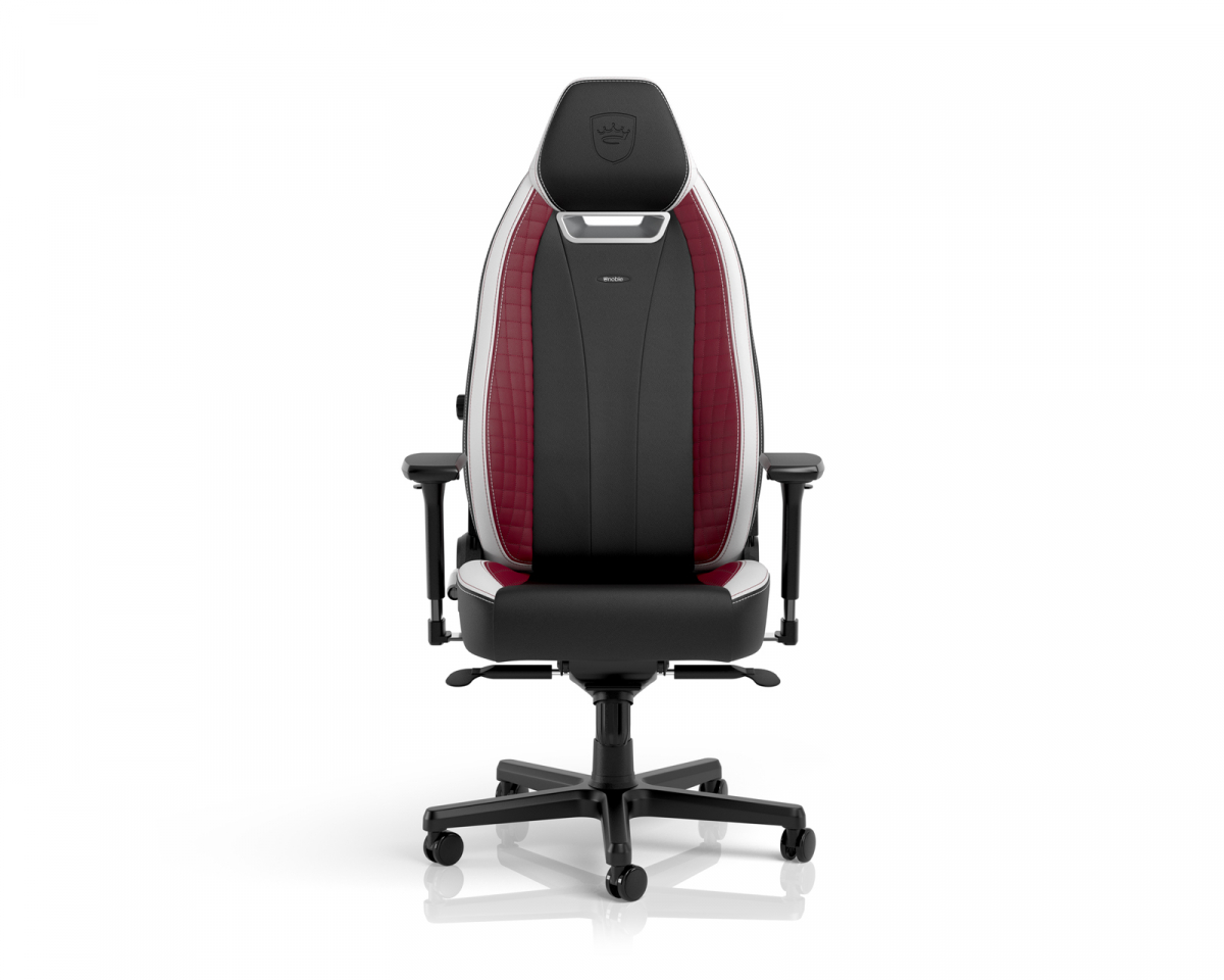 noblechairs LEGEND High-Tech PU - Svart / Vit / Röd