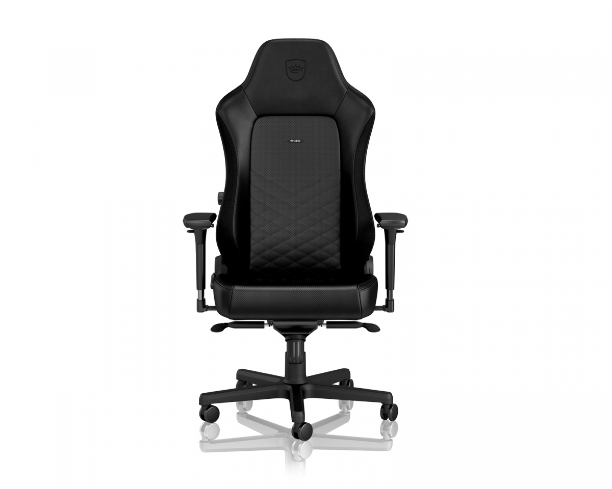 noblechairs HERO PU-Leather - Svart / Svart