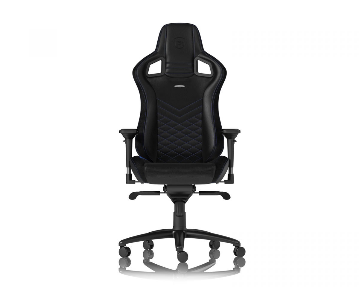 noblechairs EPIC PU-Leather -  Svart / Blå