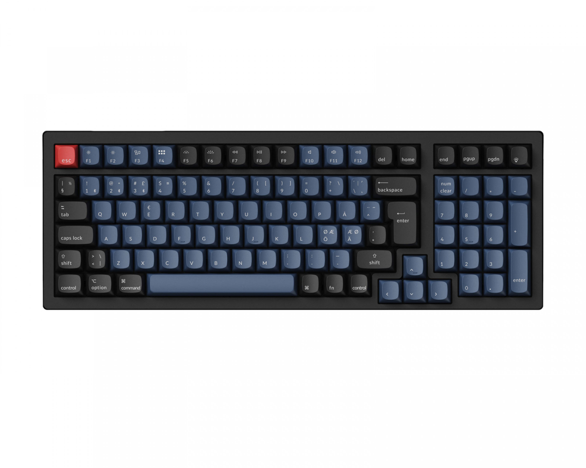 Keychron K4 Pro QMK 96% RGB Hotswap Trådlöst Tangentbord [K Pro Brown]