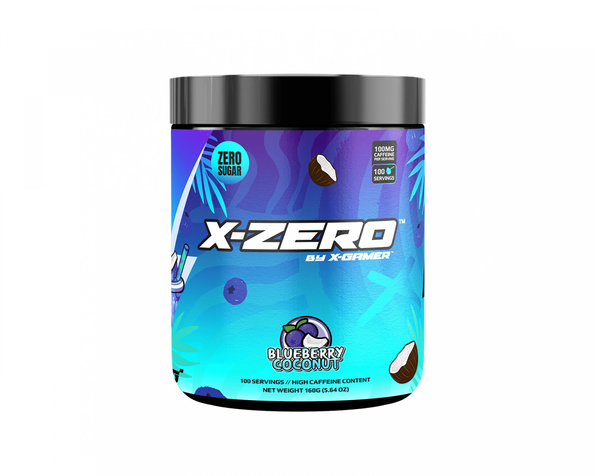 X-Gamer X-Zero Blueberry & Coconut - 100 Serveringar
