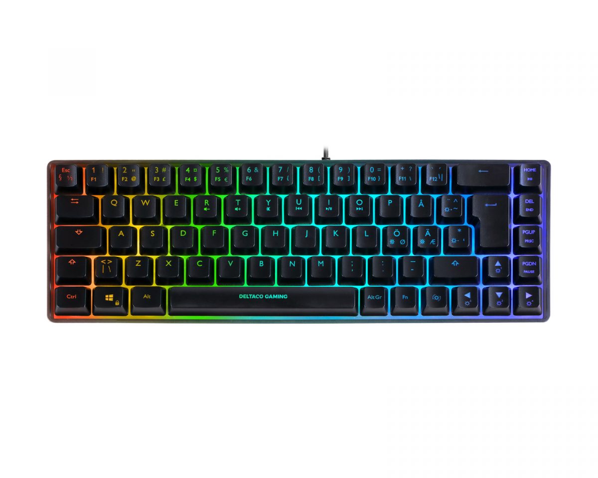 Deltaco Gaming DK240 RGB 60% Membran Tangentbord