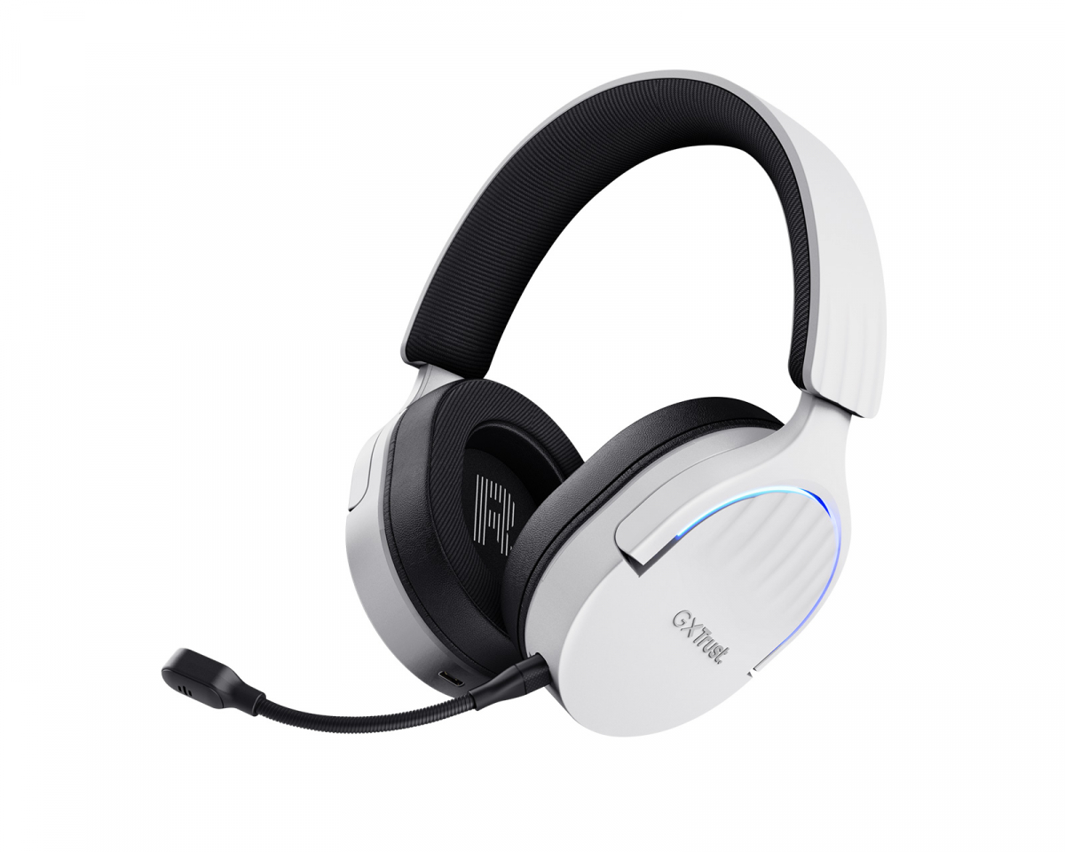 Trust GXT 491W Fayzo Trådlöst Gaming Headset - Vit