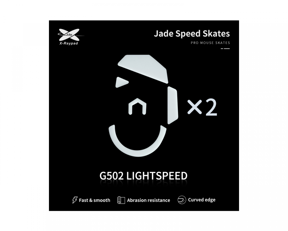 X-raypad Jade Mouse Skates för Logitech G502 Lightspeed