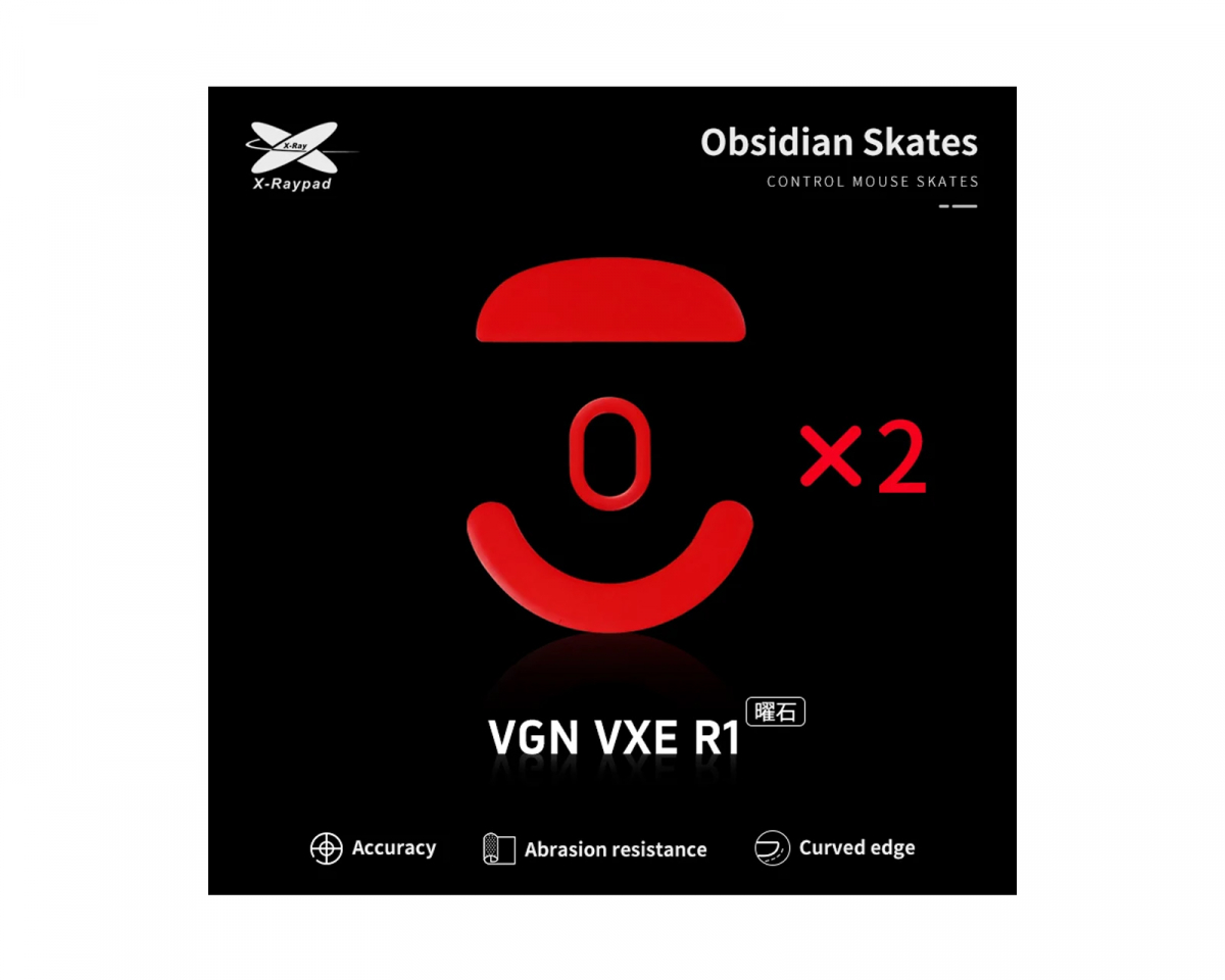 X-raypad Obsidian Mouse Skates för VGN/VXE Dragonfly R1