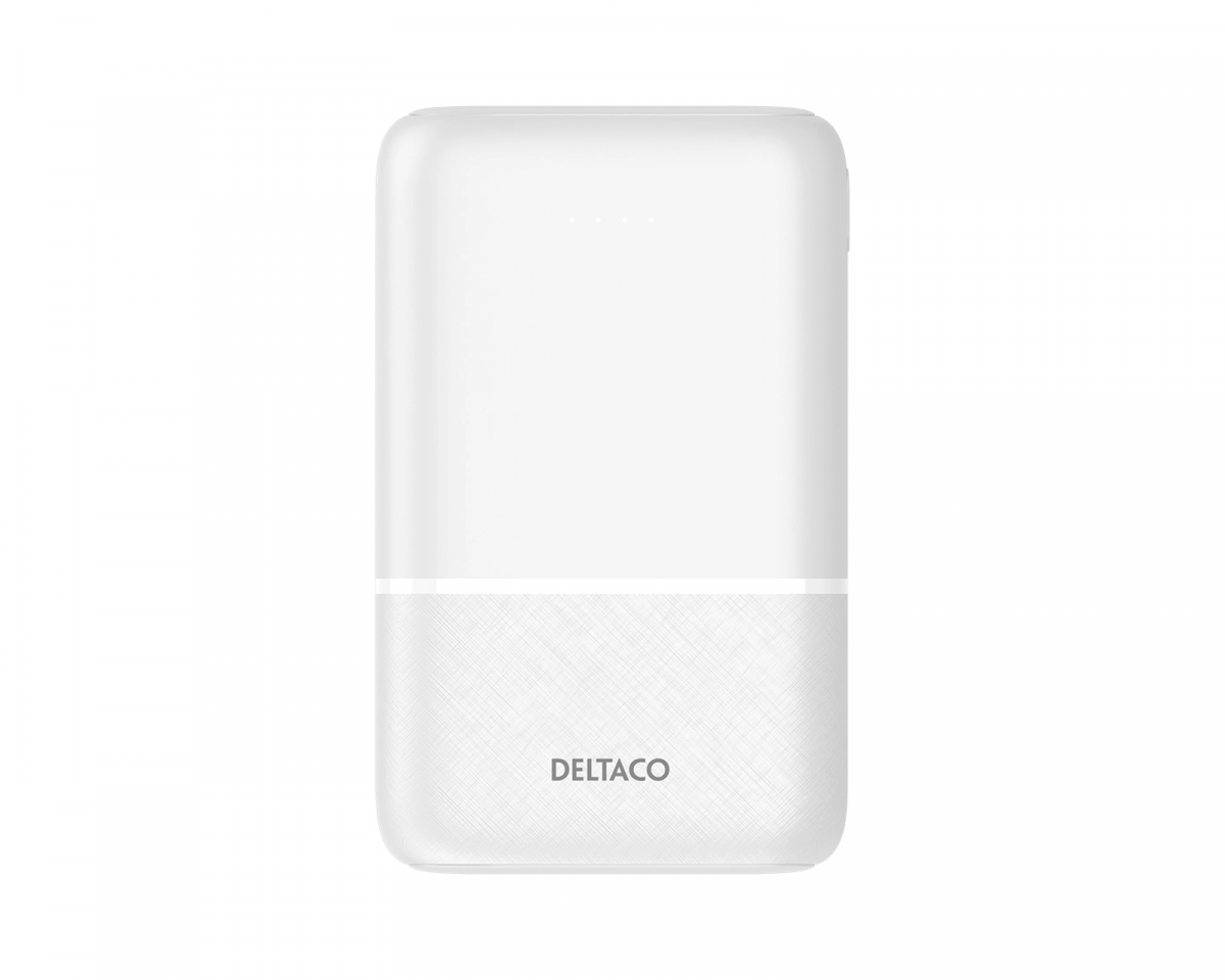 Deltaco 10.000 mAh Powerbank - Vit