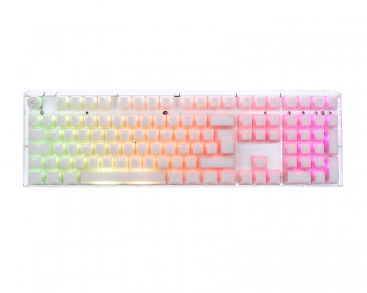 Ducky Aura Keycaps Set Nordisk Layout - Vit