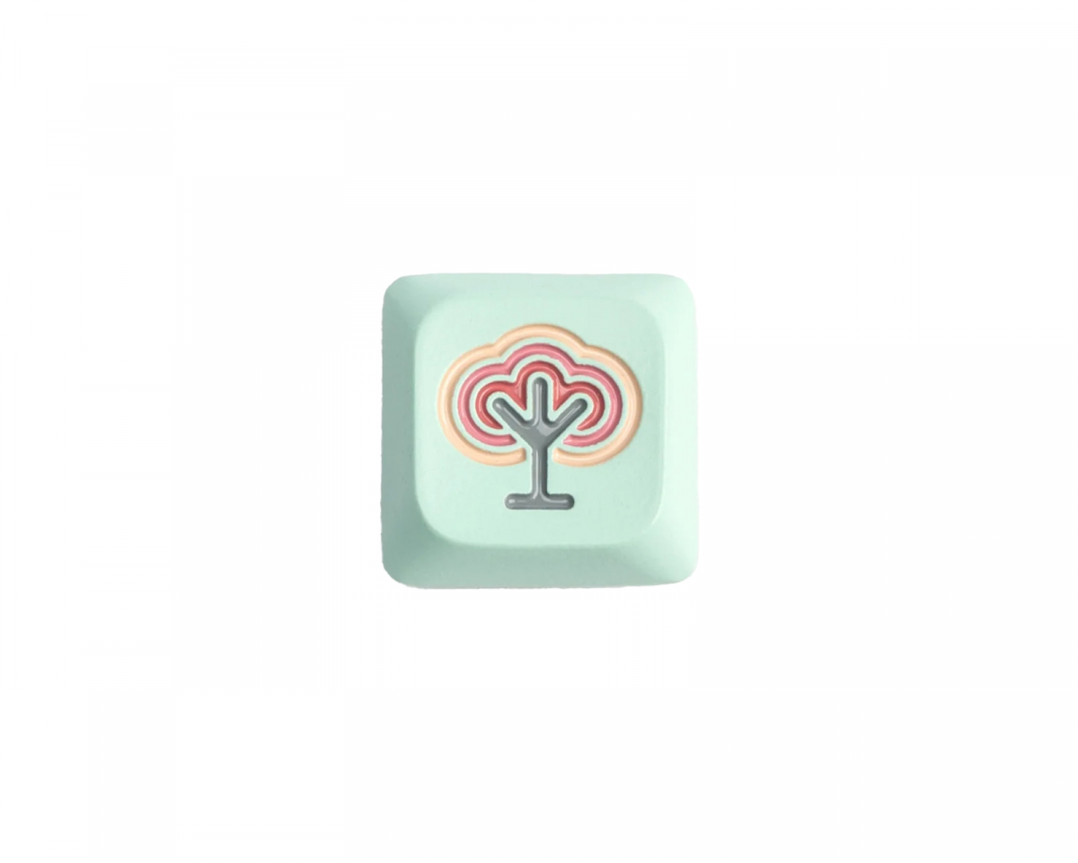 Keychron Zinc Alloy Low Profile LSA Artisan Keycap - Tree
