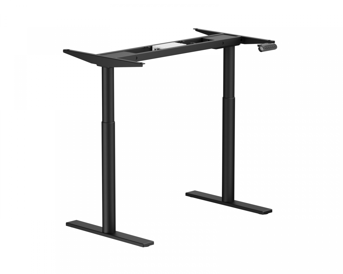MaxMount Premium Desk Frame - Elektriskt Höj och Sänkbart Underrede - Svart