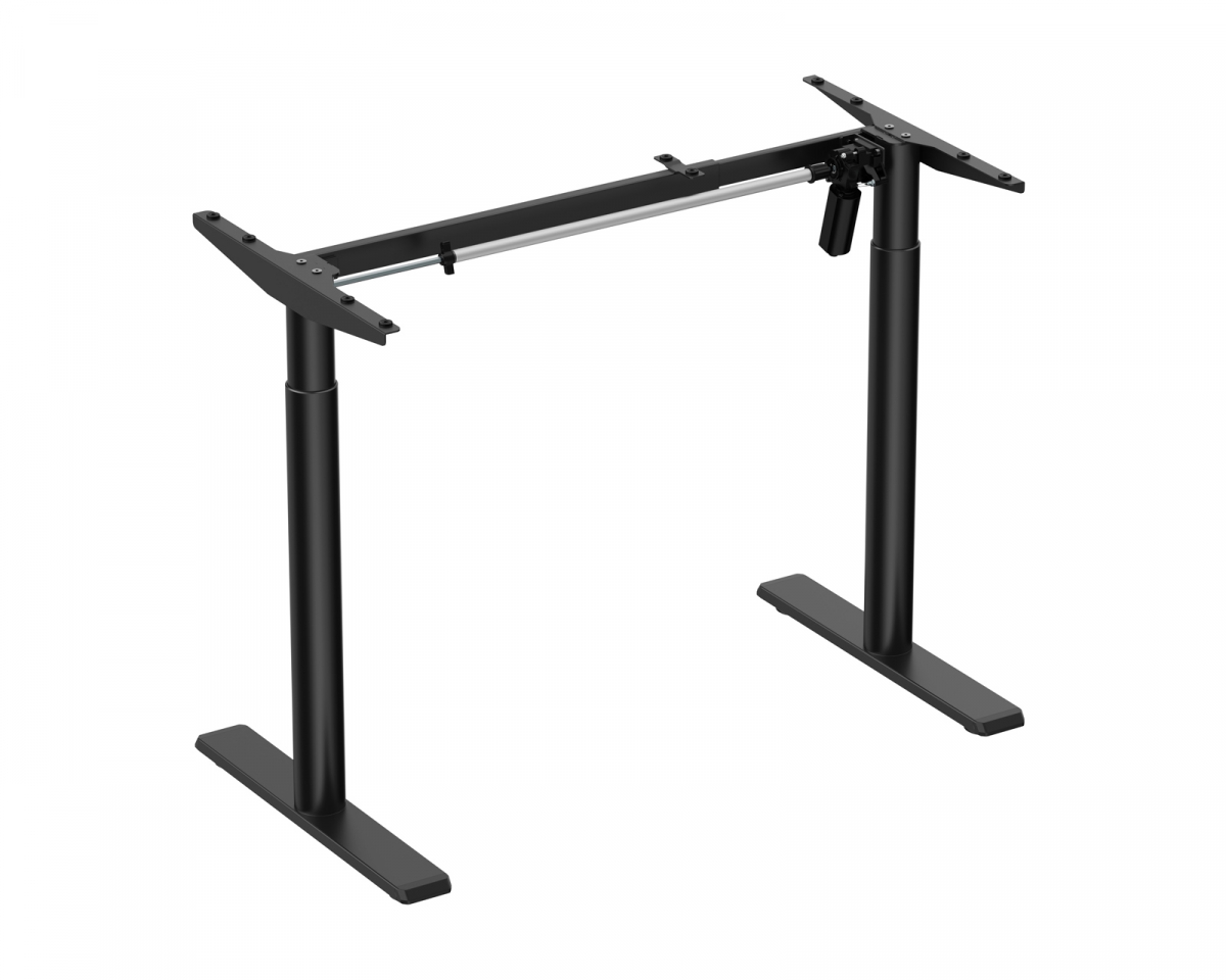 MaxMount Desk Frame - Elektriskt Höj och Sänkbart Underrede - Svart
