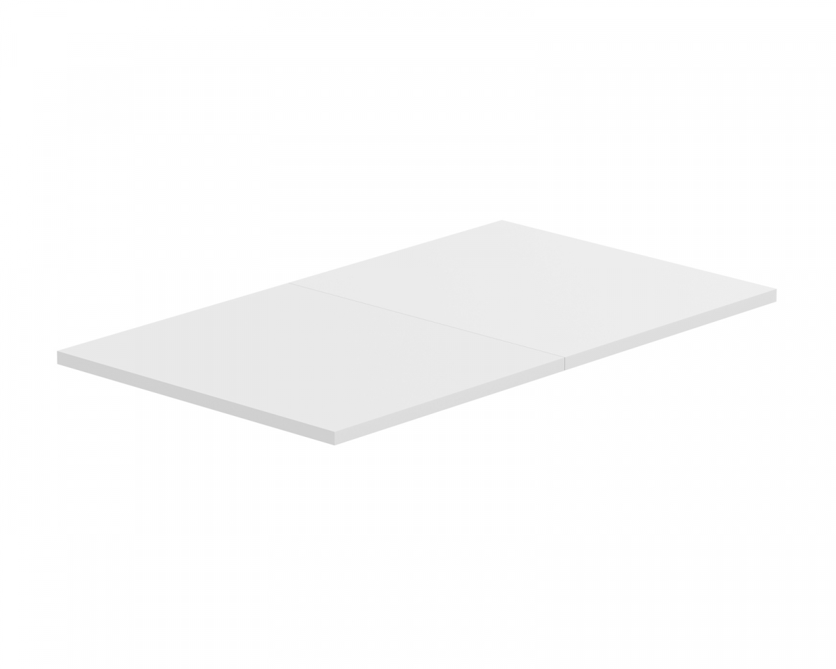 MaxMount Skrivbordsskiva 1200x700mm till MaxMount Frame - Vit