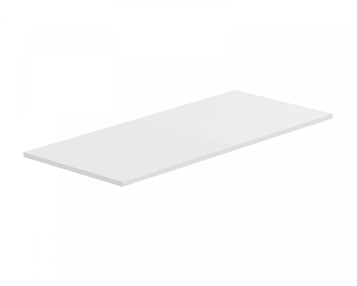 MaxMount Skrivbordsskiva 1600x700mm till MaxMount Frame - Vit