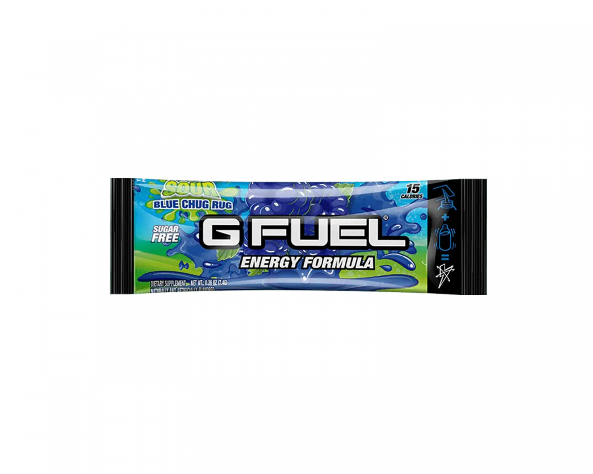 G FUEL Sour Blue Chug Rug - Single Energy Pack