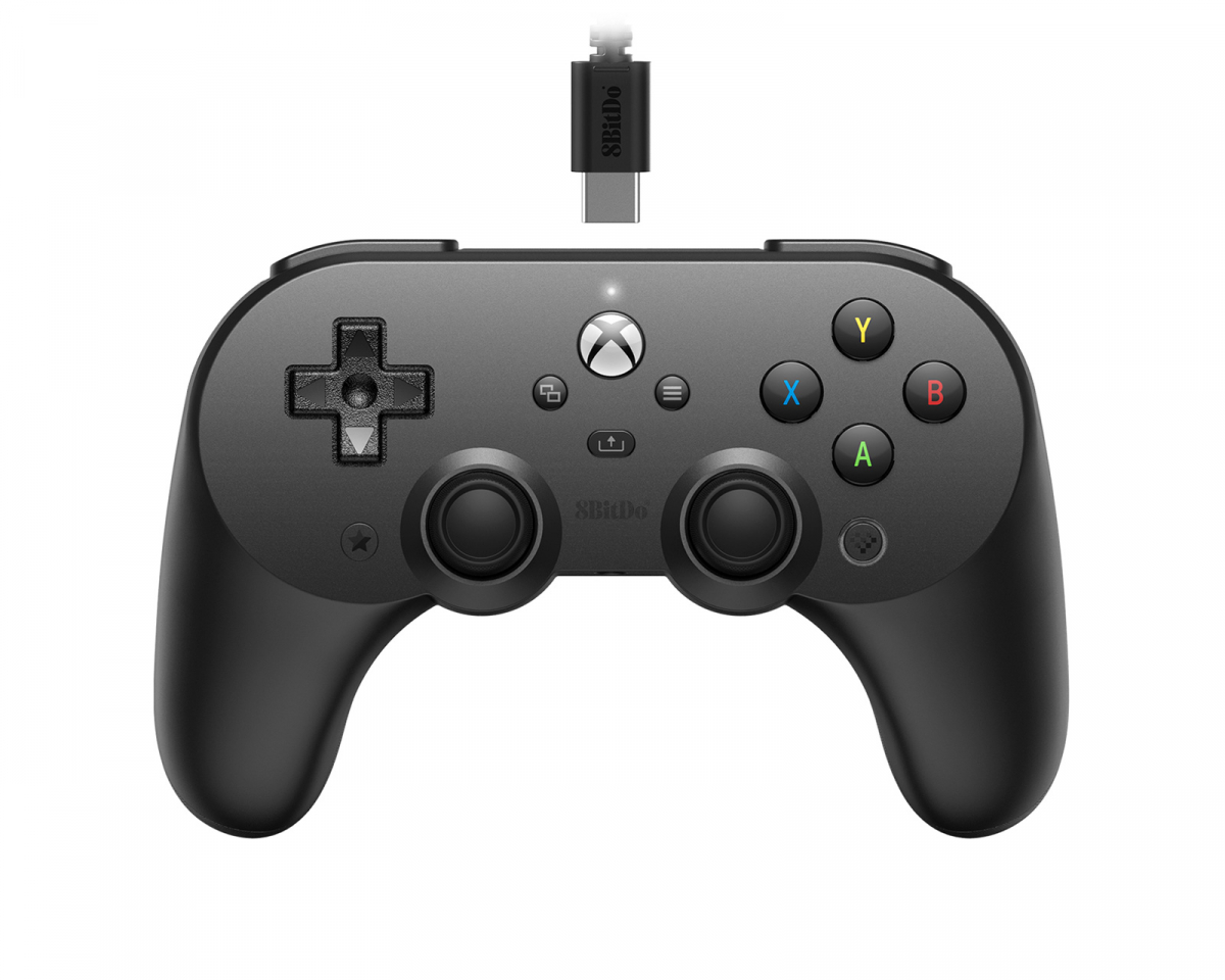 8Bitdo Pro 2 Wired Controller Xbox Hall Effect Edition - Svart