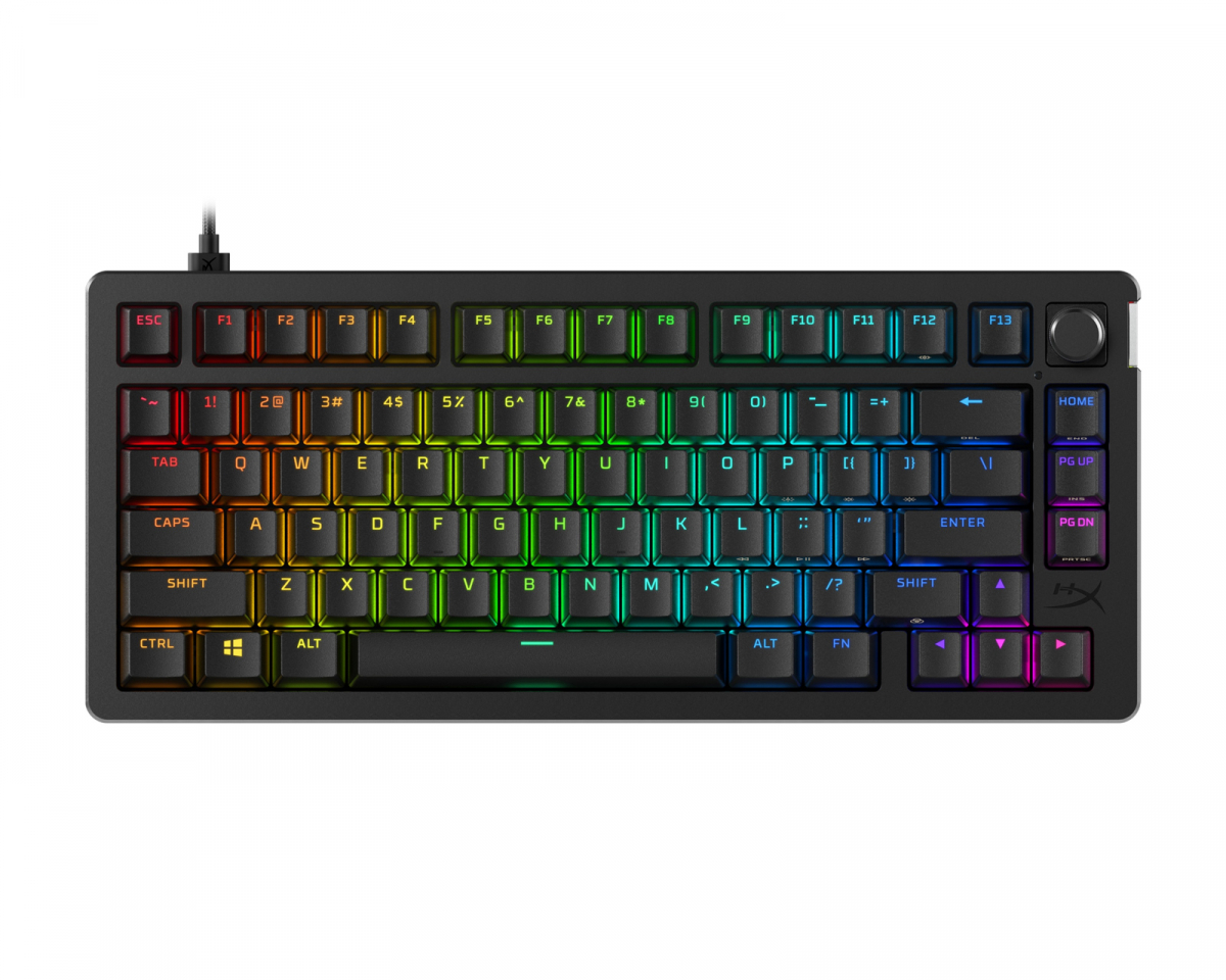 HyperX Alloy Rise Gamingtangentbord 75% (Linear) - Svart