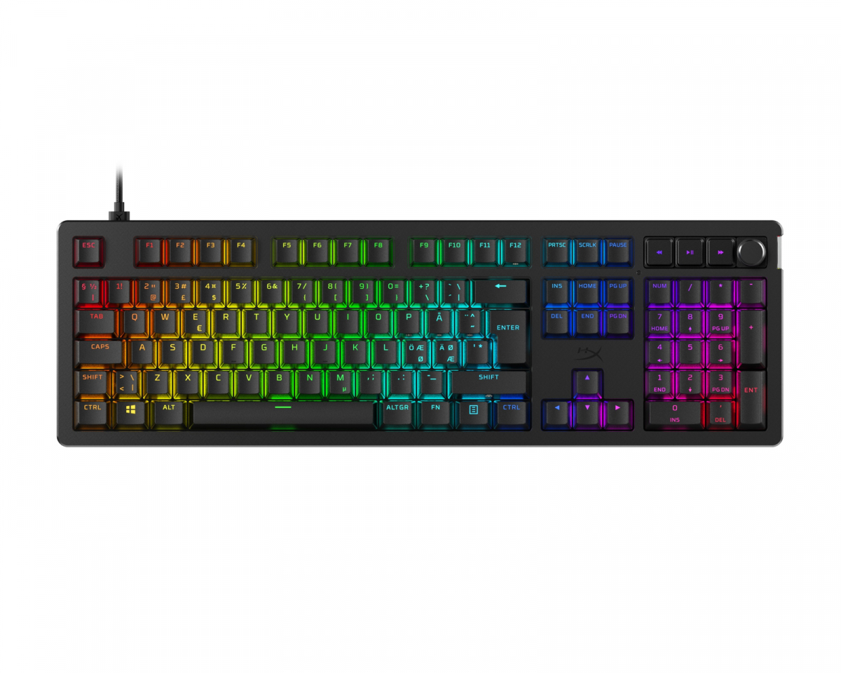 HyperX Alloy Rise Gamingtangentbord Full-Size (Linear) - Svart