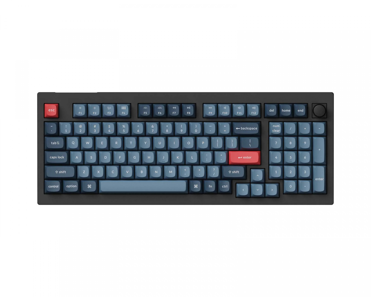 Keychron V5 Max QMK/VIA RGB Hotswap Trådlöst Tangentbord [Gateron Jupiter Red]