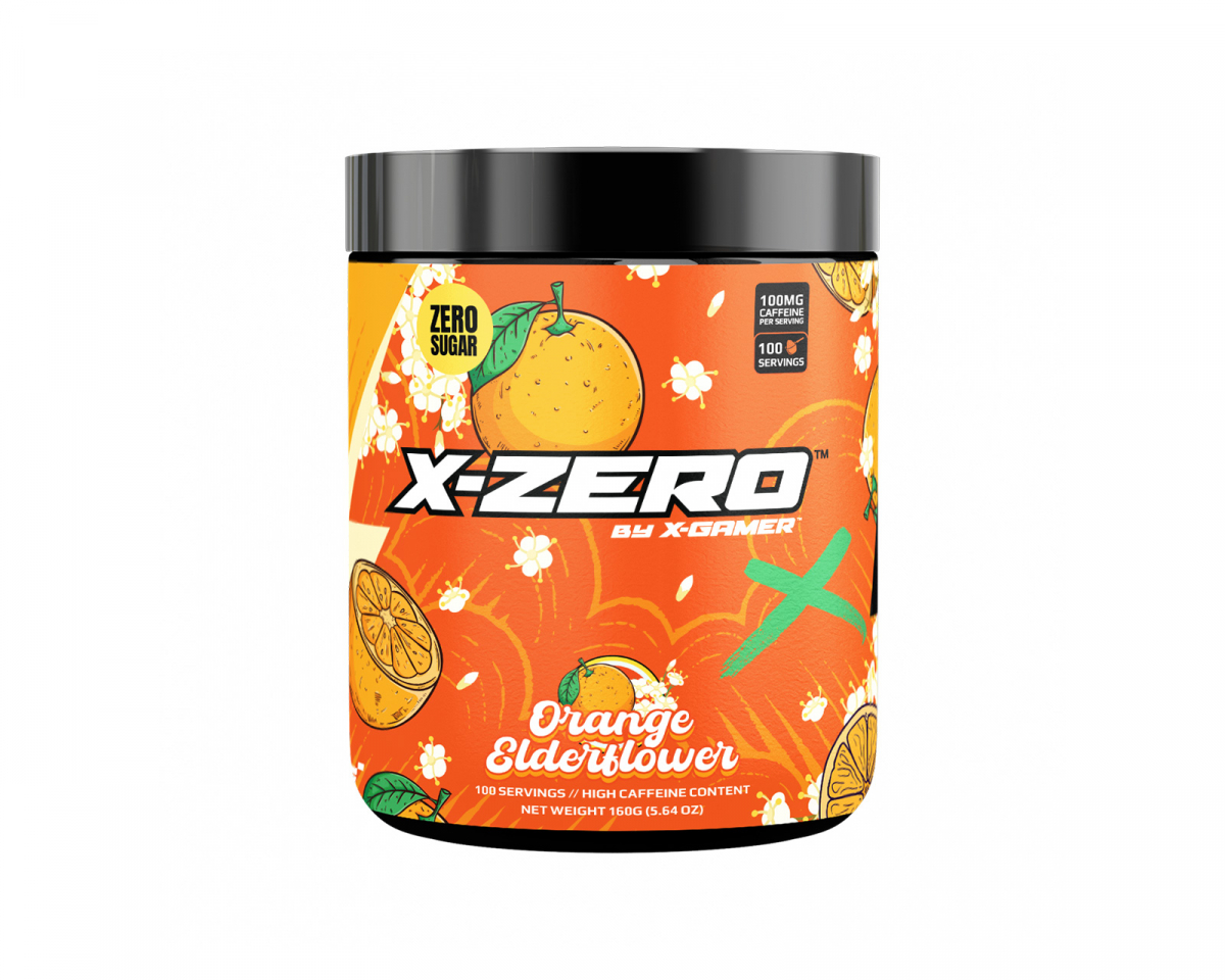 X-Gamer X-Zero Orange Elderflower - 100 Serveringar