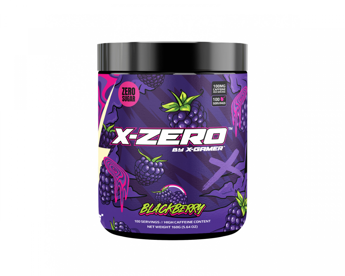 X-Gamer X-Zero Blackberry - 100 Serveringar
