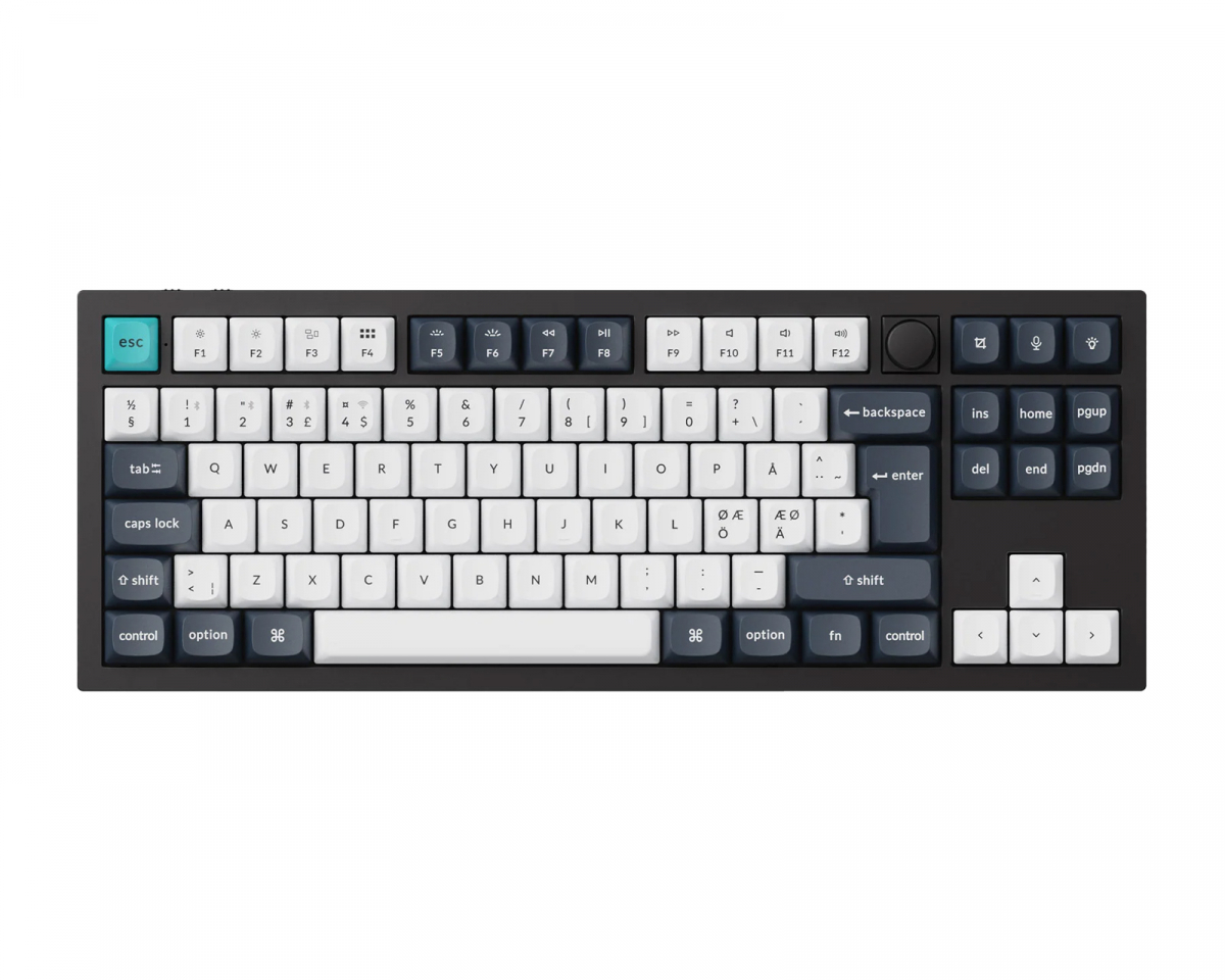 Keychron Q3 Max QMK TKL Trådlöst Mekaniskt Tangentbord [Gateron Jupiter Brown]