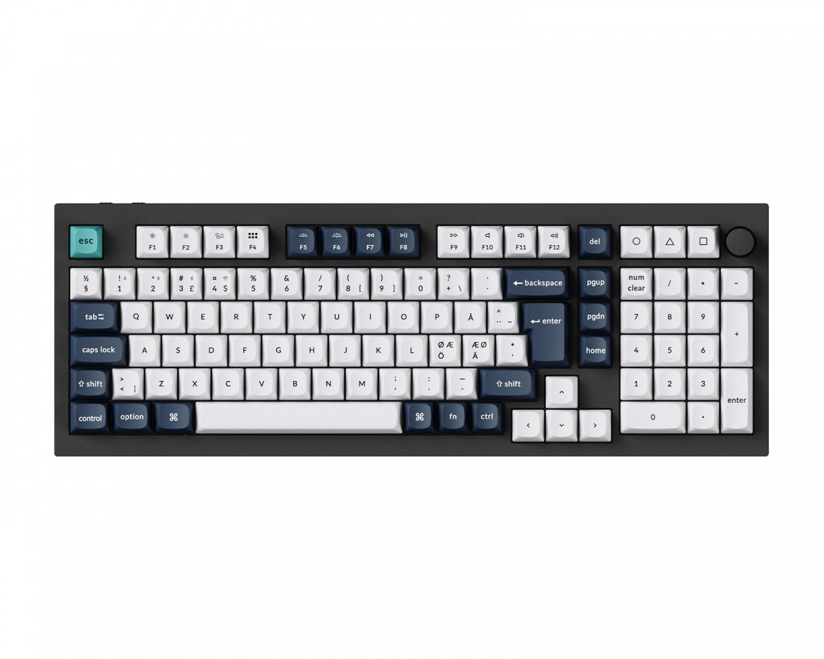Keychron Q5 Max QMK Trådlöst Mekaniskt Tangentbord [Gateron Jupiter Brown] - IS