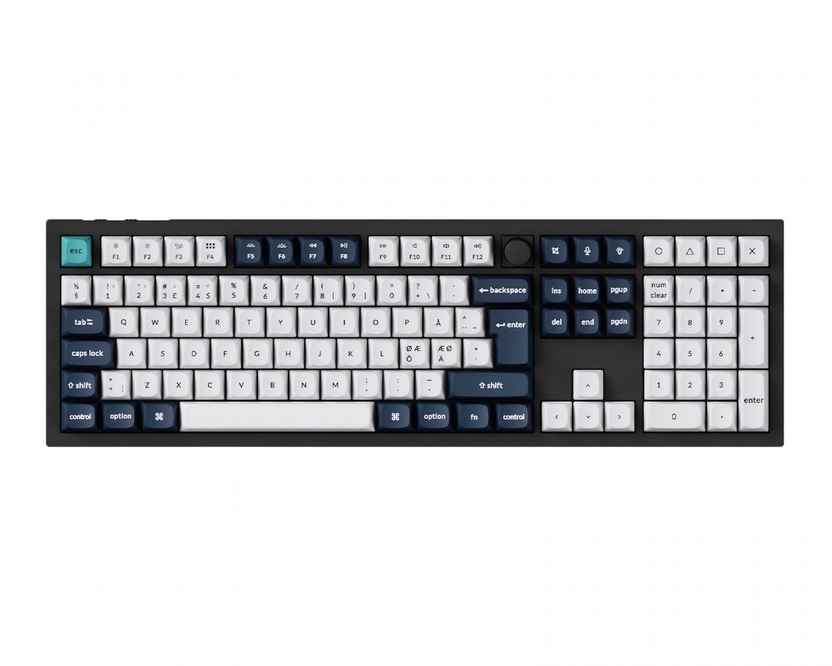 Keychron Q6 Max QMK Trådlöst Mekaniskt Tangentbord [Gateron Jupiter Red] - ISO