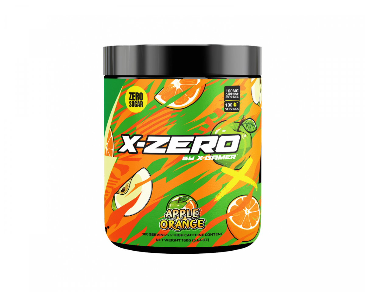 X-Gamer X-Zero Apple Orange - 100 Serveringar