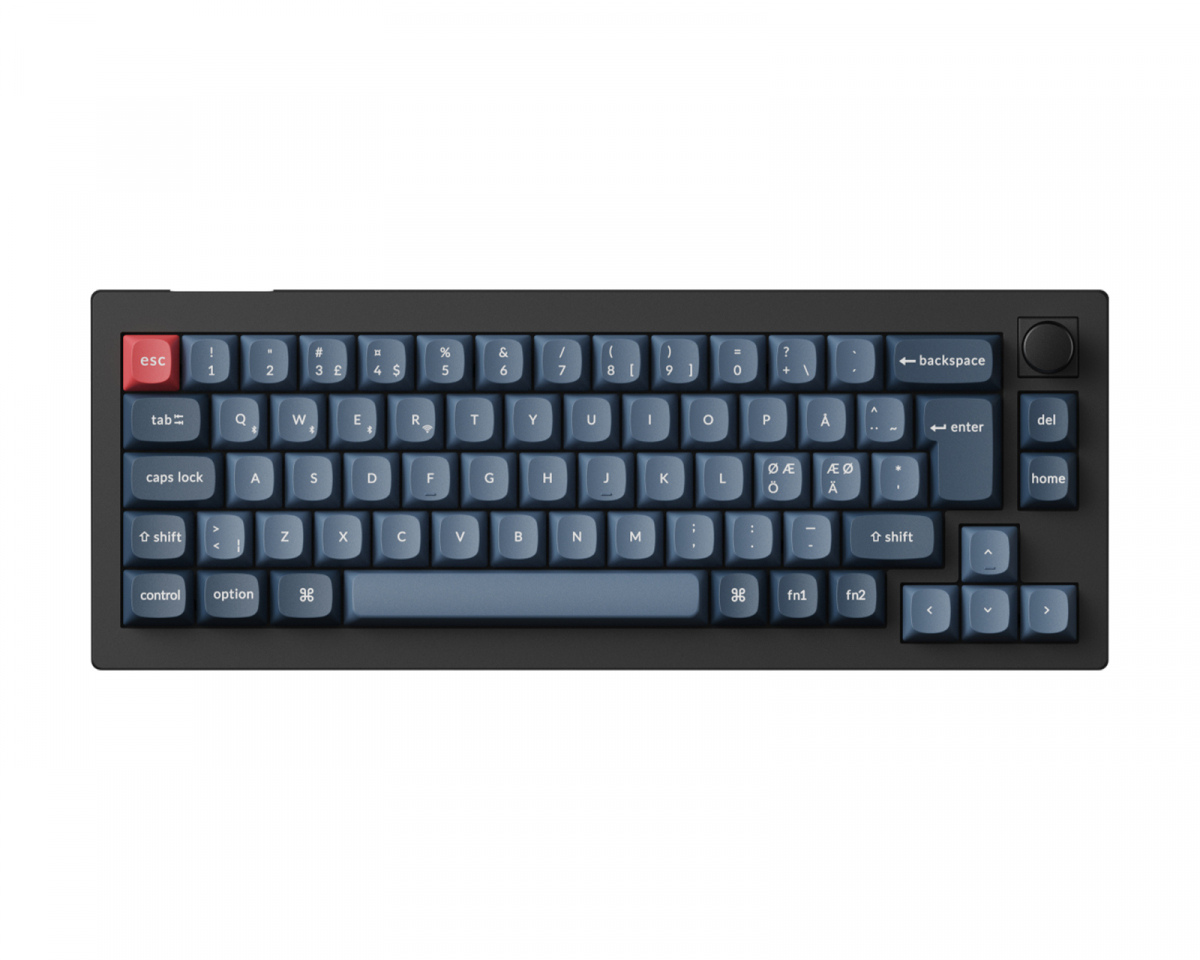 Keychron V2 Max 65% QMK RGB Hotswap Trådlöst Tangentbord [Gateron Jupiter Red]