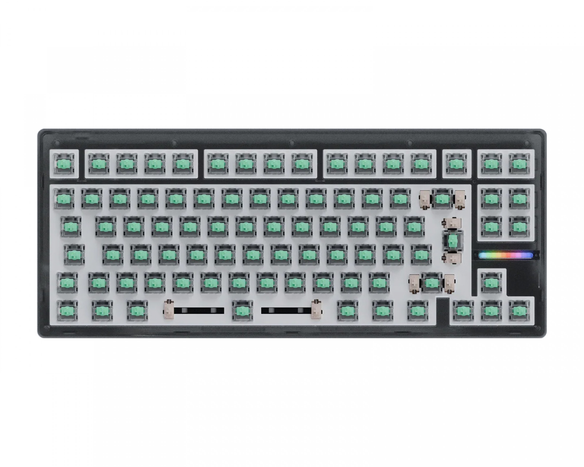 Wooting 80HE 80% Tangentbord Ghost - ISO