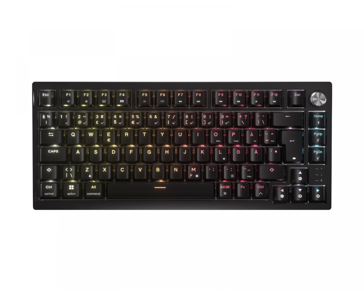 Corsair K65 Plus 75% Trådlöst Mekaniskt Gaming Tangentbord [MLX Fusion] - Svar