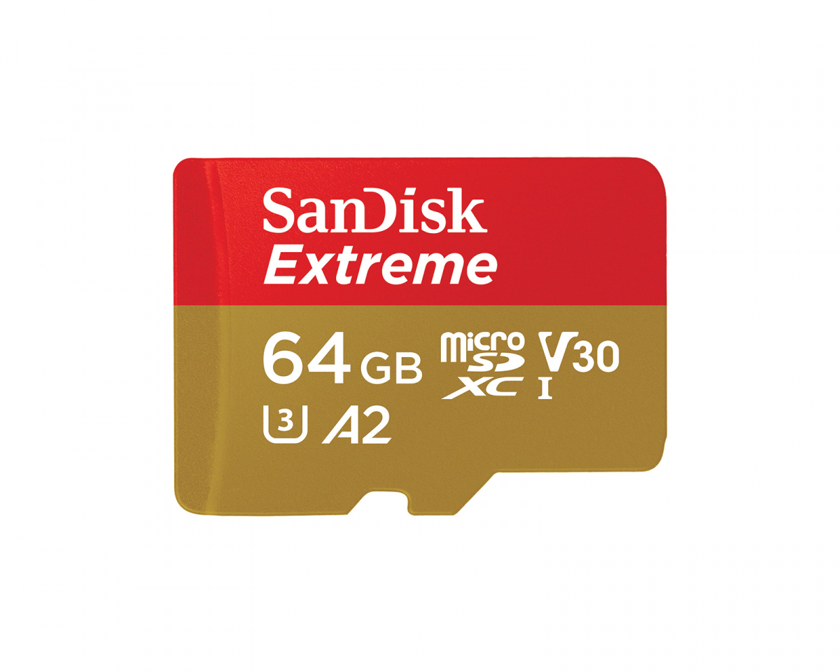 SanDisk Extreme microSDXC Minneskort - 64GB