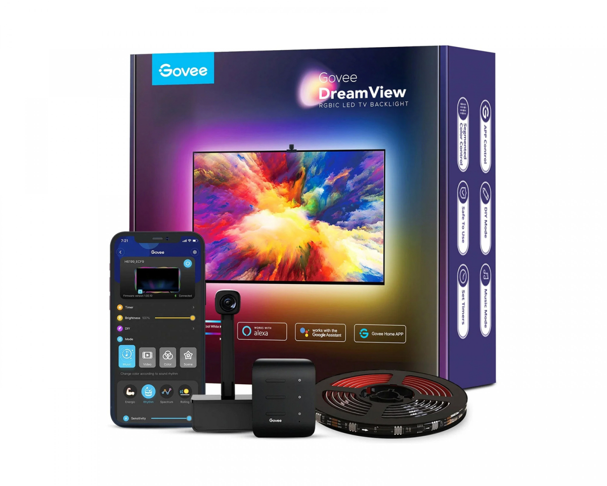 Govee DreamView T1 TV Bakgrundsbelysning för 75"-85"