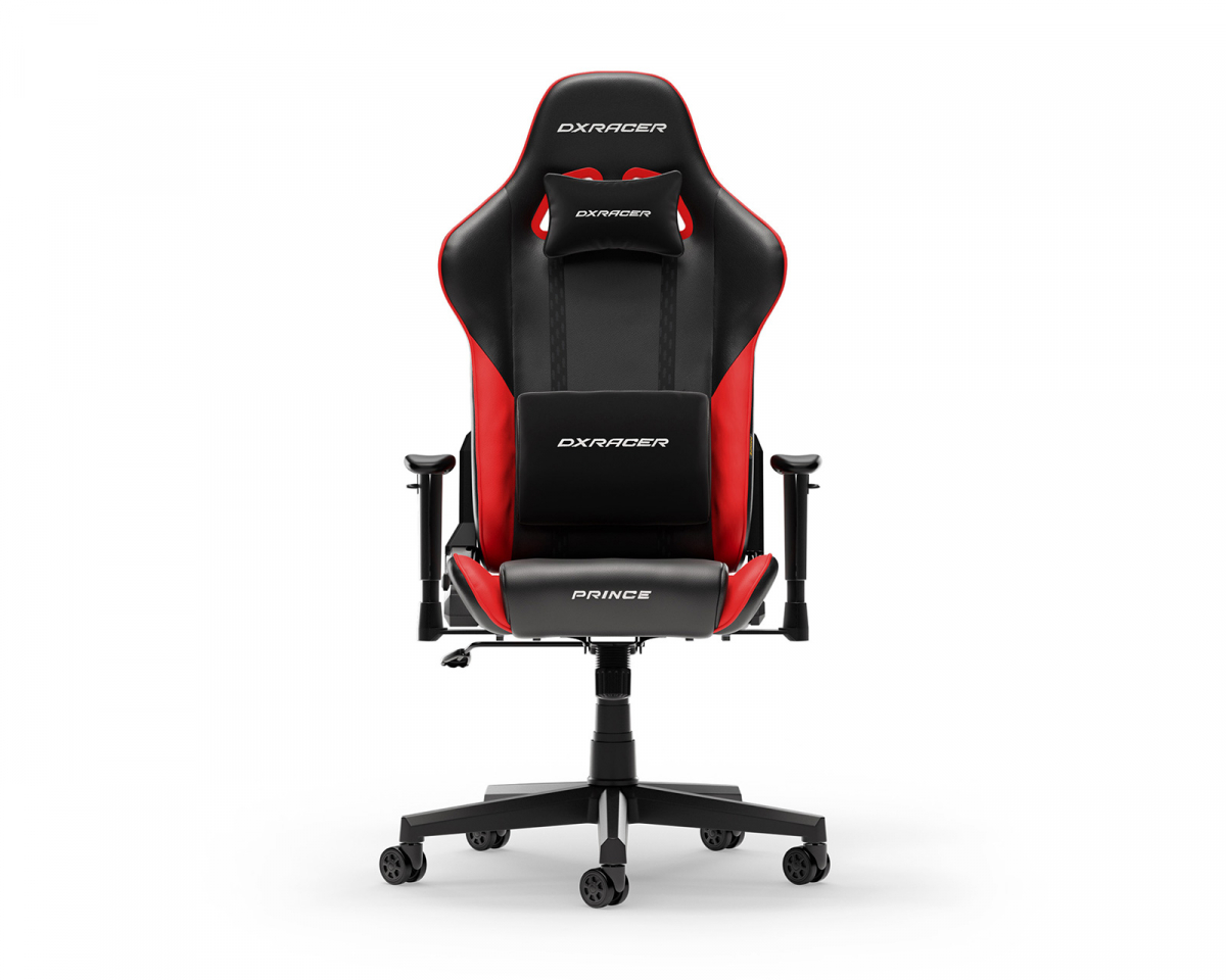DXRacer PRINCE L Svart & Röd PVC Läder