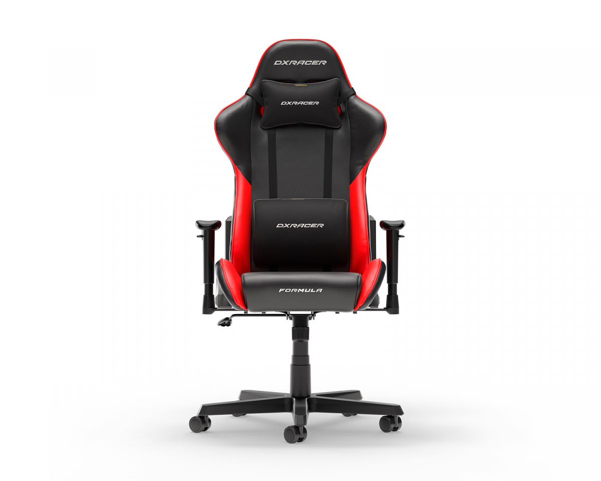DXRacer FORMULA L Svart & Röd PVC Läder