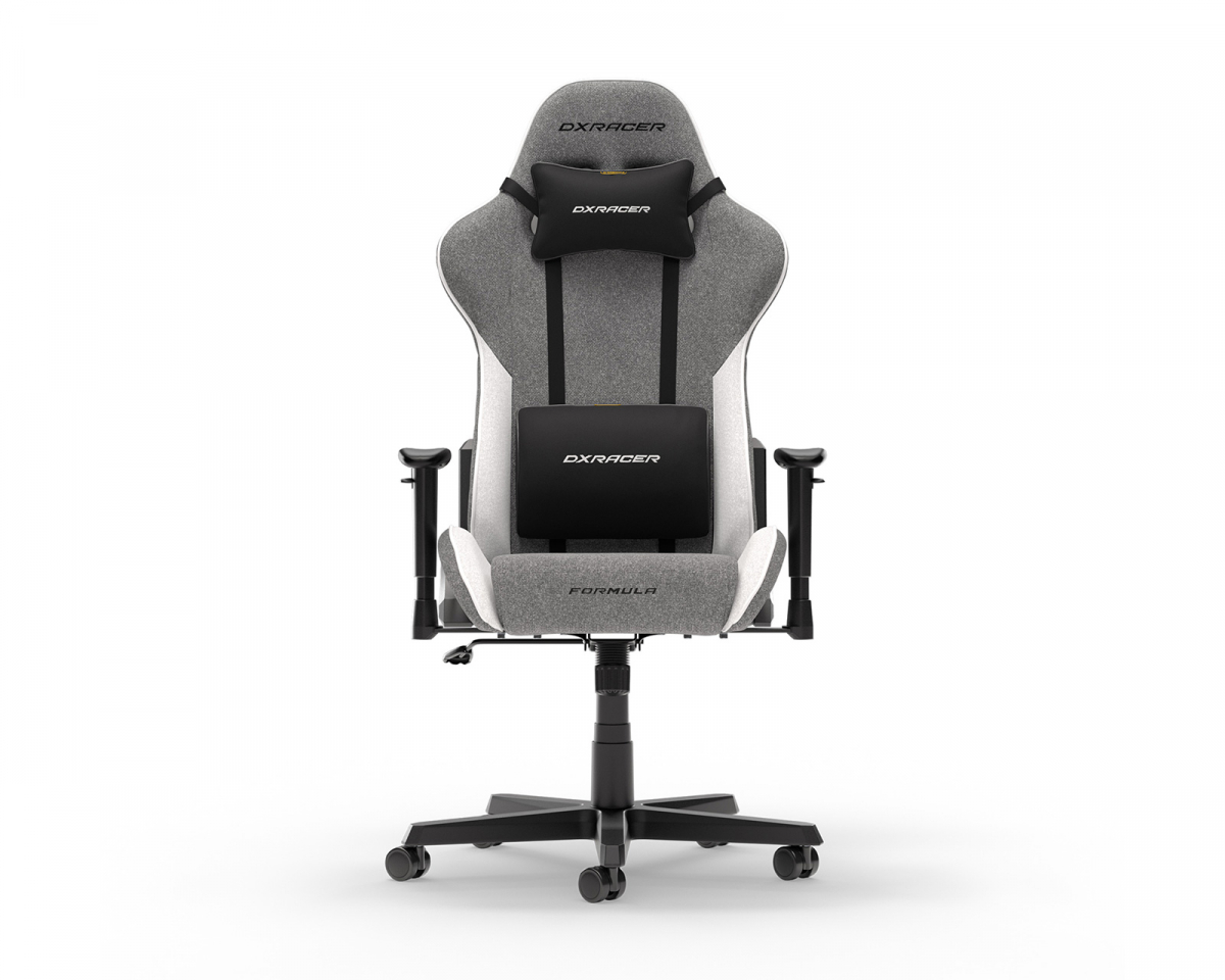 DXRacer FORMULA L Grå & Vit Tyg