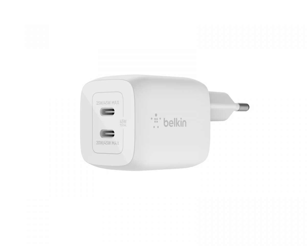 Belkin Boost Charge 45W USB-C Väggladdare - Vit