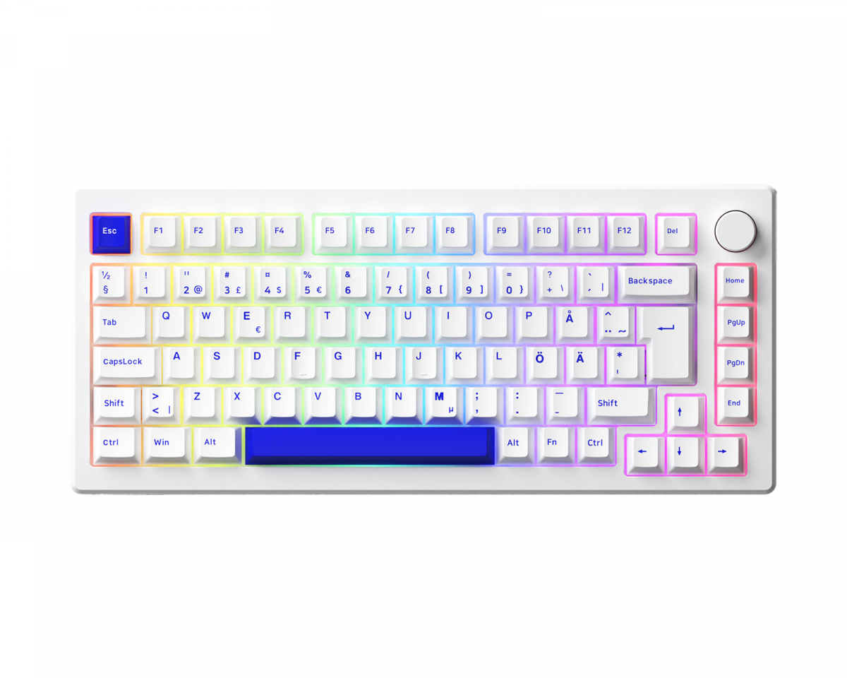 Akko MOD 007B PC Trådlöst Tangentbord - Vit [V3 Piano Pro]