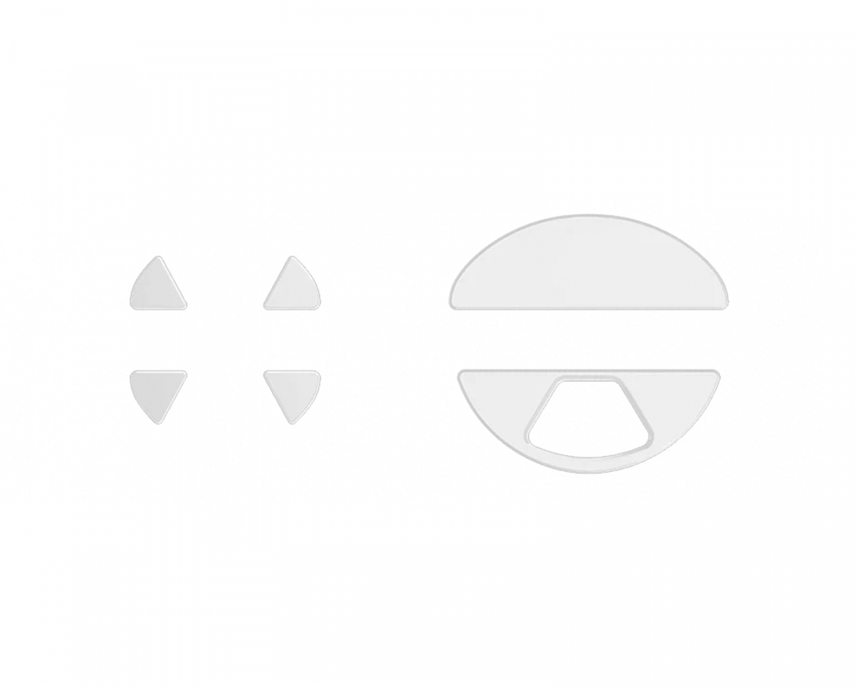 WLMouse PTFE Skates till Beast X Mini - Vit