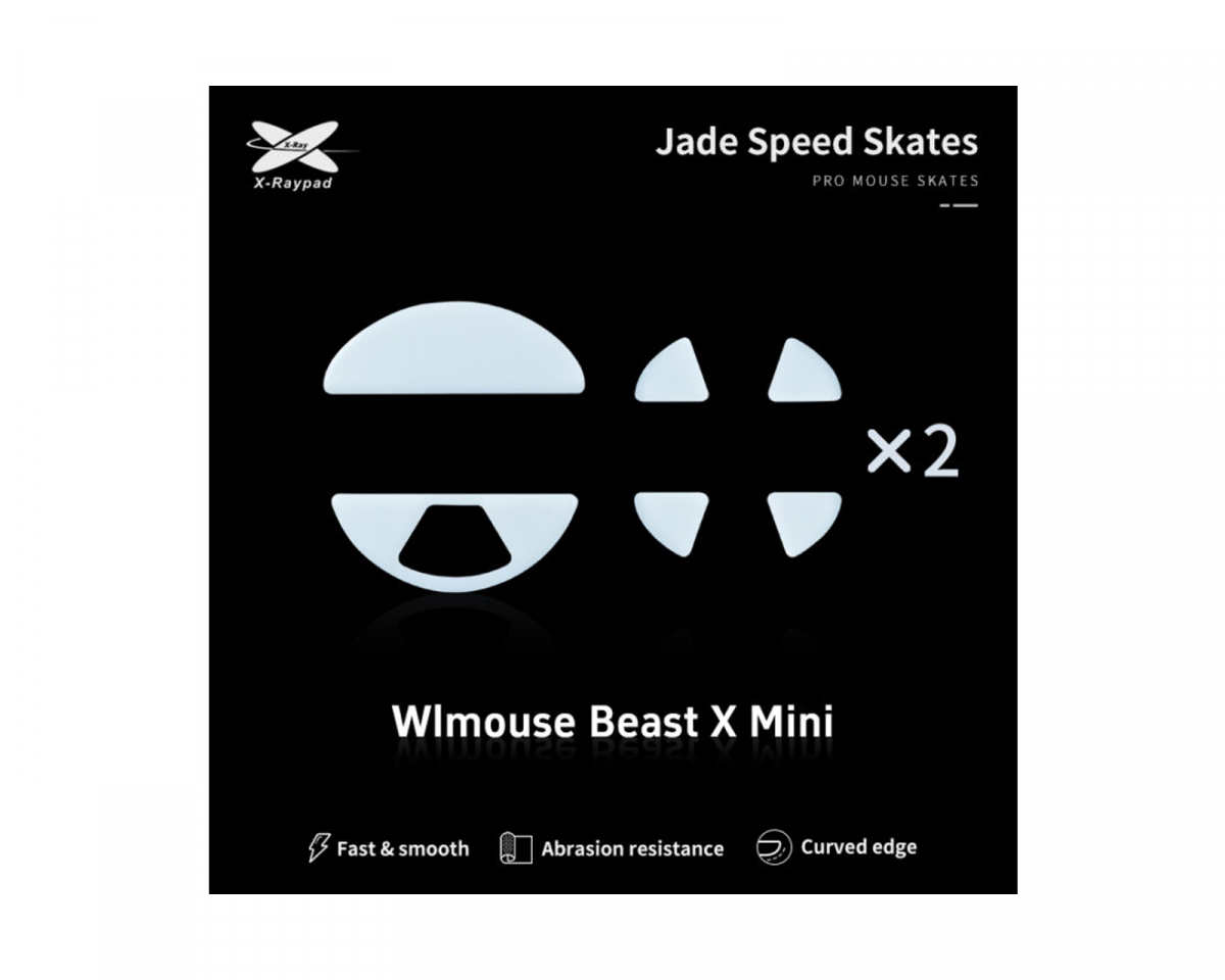 Jade Mouse Skates till WLmouse Beast X Mini