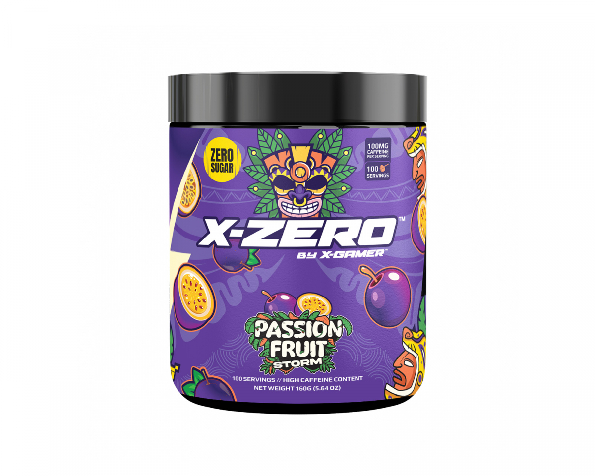 X-Gamer X-Zero Passion Fruit Storm - 100 Serveringar
