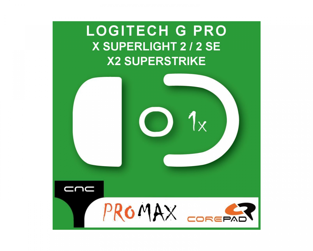 Skatez PRO MAX till Logitech G PRO X SUPERLIGHT 2 / 2 SE & X2 SUPERSTRIKE
