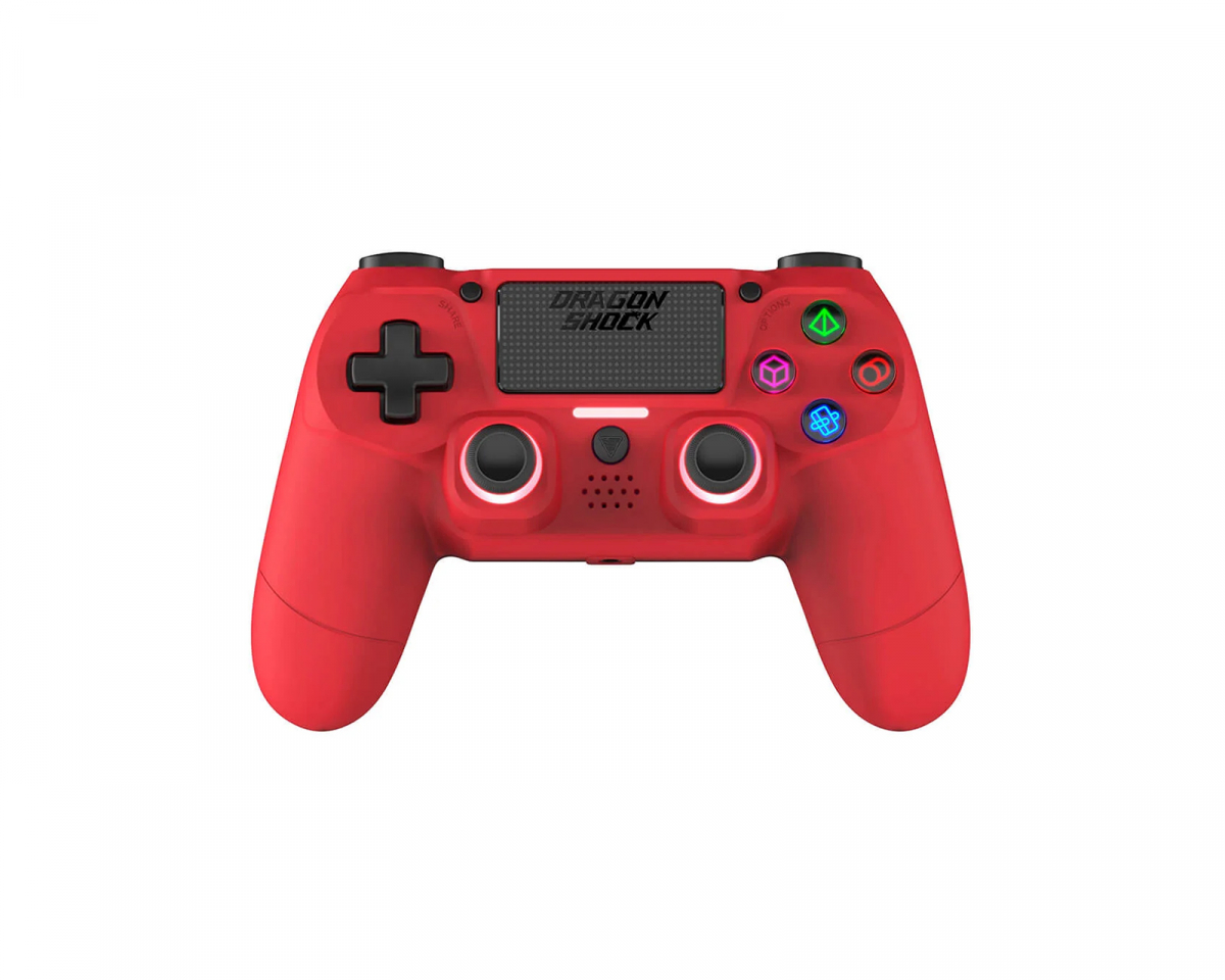 DragonShock Mizar Trådlös Kontroll PS4 - Röd