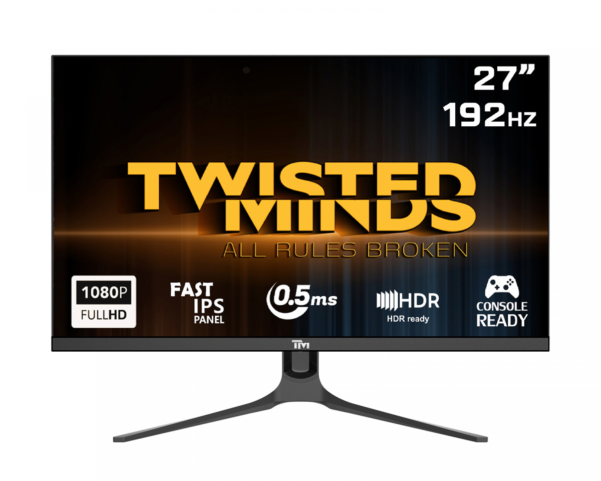 Twisted Minds Supreme Series 27” FHD,2Hz, Fast IPS, 0.5ms, HDR400 Gamingskärm
