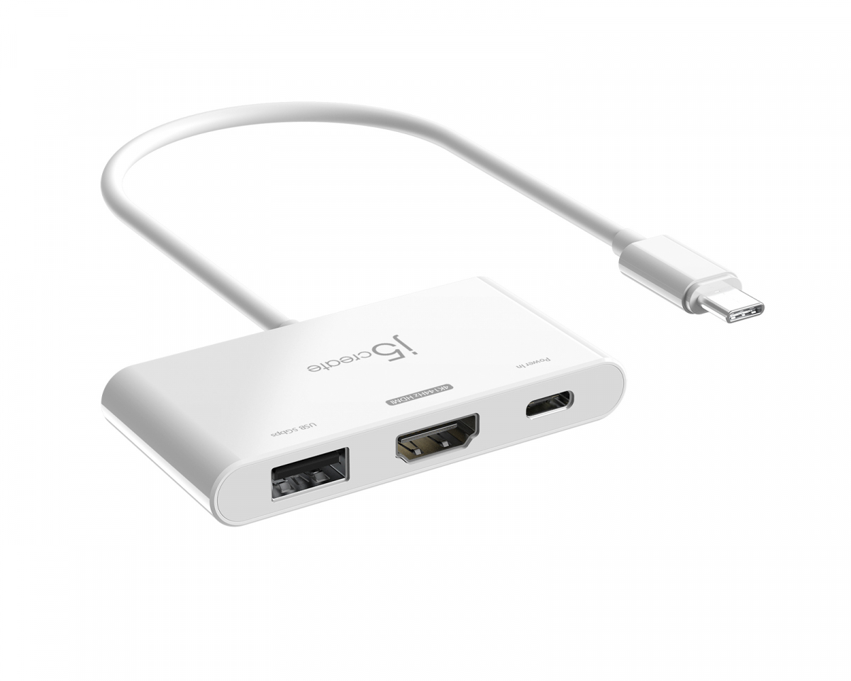 USB-C till 4K HDMI Adapter - USB-A - USB-C 100W PD
