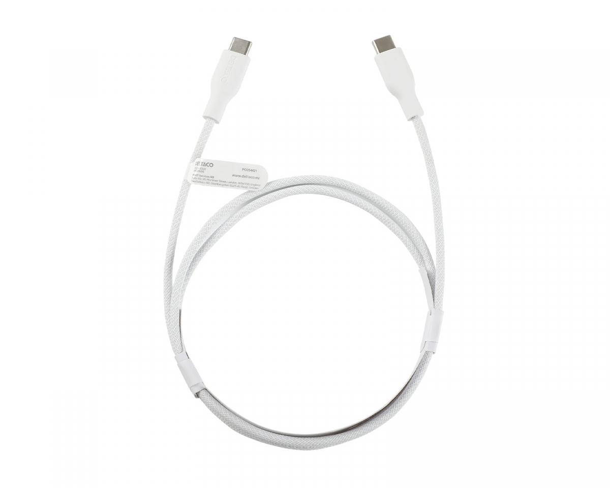 60W USB-C till USB-C Laddningskabel