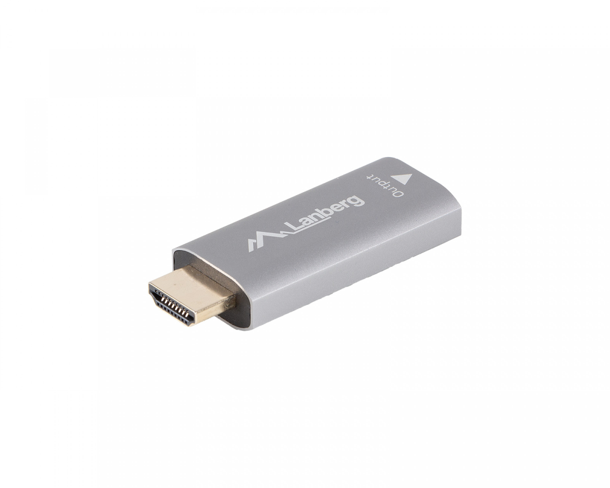Lanberg HDMI till DisplayPort Adapter 4K - Silver