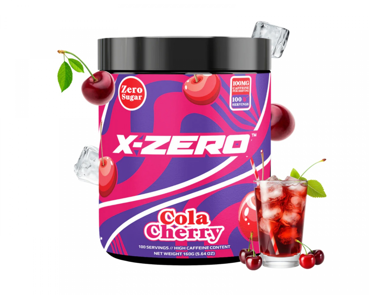 X-Gamer X-Zero Cola Cherry - 100 Serveringar